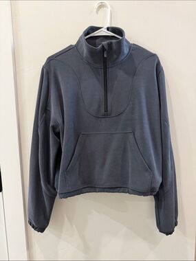 lululemon athletica Women's Quarter-Zip Pullover - Slate Gray